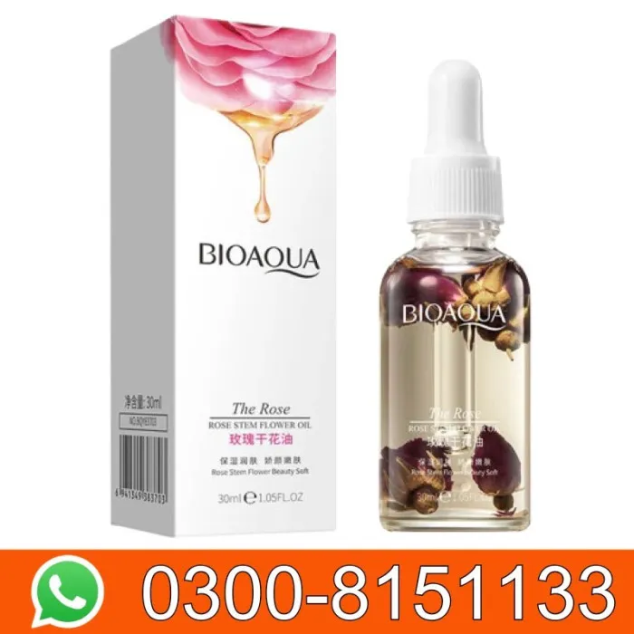 BIOAQUA Moisturizing Brightening Rose Serum Oil In Pakistan