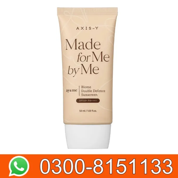 AXIS-Y Biome Double Defense Sunscreen (50ml) In Pakistan 
