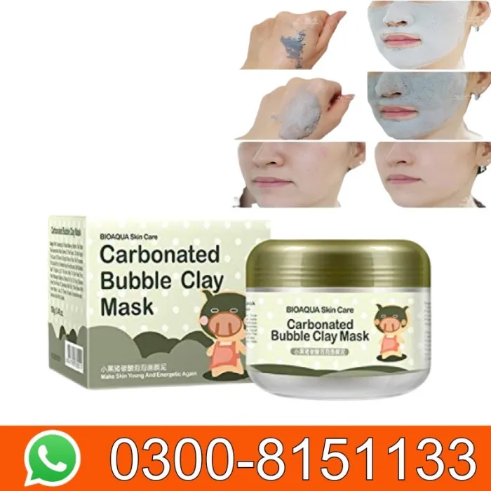 Carbonated Bubble Clay Facial Mask In Pakistan