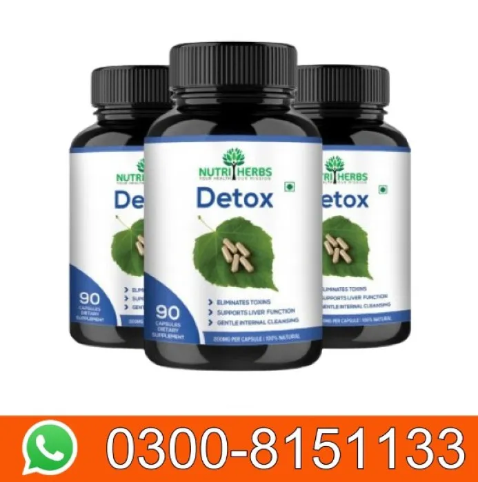 Nutriherbs Detox 800 Mg 60 Capsules In Pakistan 