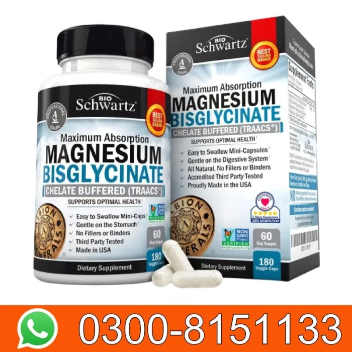 Bioschwartz Maximum Absorption Magnesium Bisglycinate In Pakistan