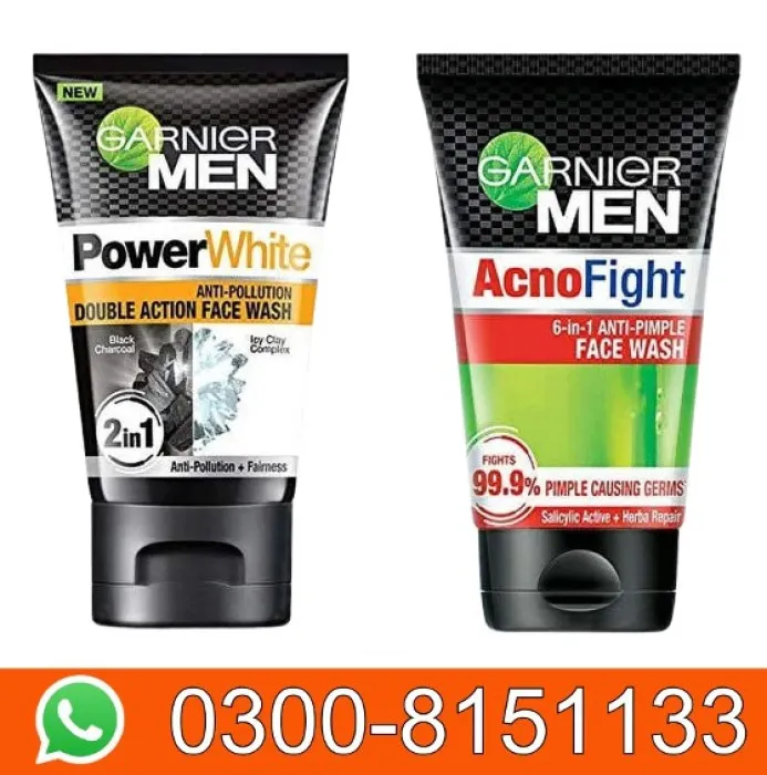 Garnier Men Acno Fight Anti-Pimple Face Wash In Pakistan 
