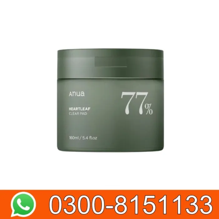 Anua – Heartleaf 77 Clear Pad (70 Pads) In Pakistan 
