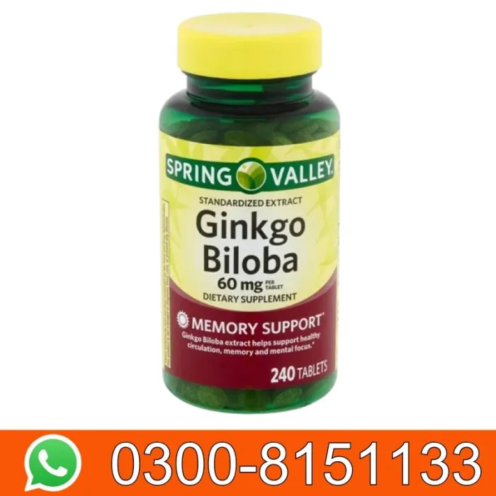 Spring Valley Ginkgo Biloba Extract In Pakistan