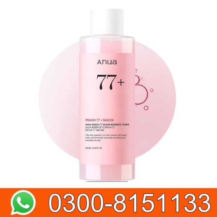 Anua - Peach 77 Niacin Essence Toner 250ml (Made In Korea) In Pakistan 
