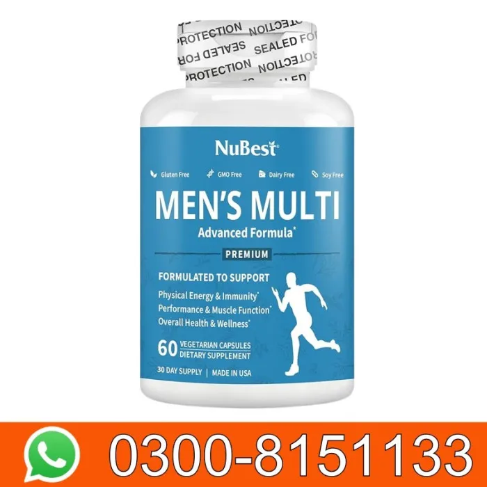 Nubest Men’s Multi Advanced Herbal Supplement for Men In Pakistan