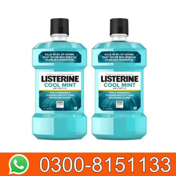 Listerine Mouthwash Cool Mint In Pakistan