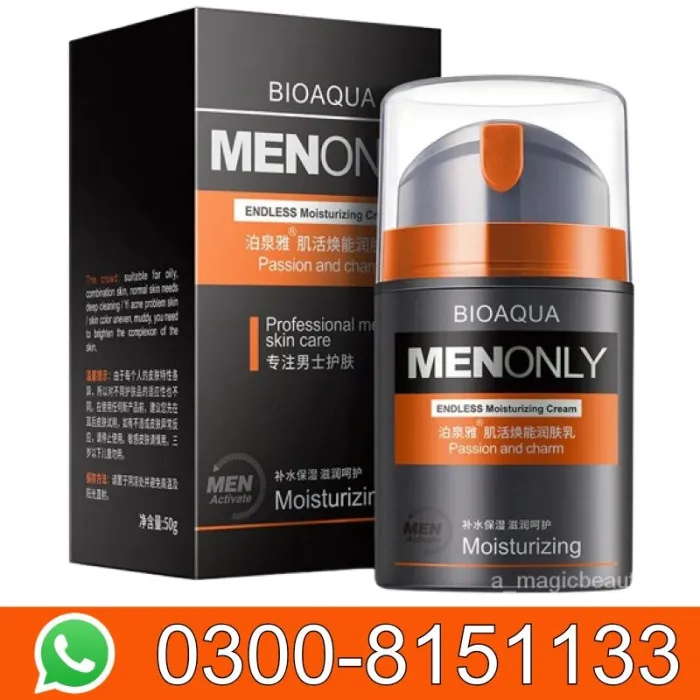 BIOAQUA MENONLY Men Endless Moisturizing Cream for Men In Pakistan