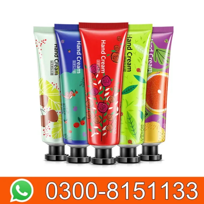 5pcs BIOAQUA Moisturizing Hand Cream In Pakistan 