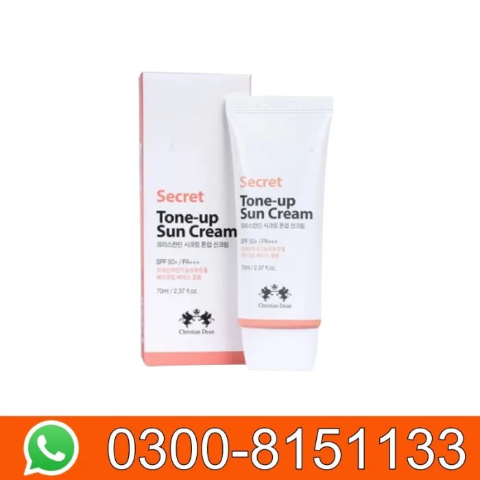 Christian Dean Secret Tone-Up Sun Cream SPF50+ PA+++ 70ml  In Pakistan  
