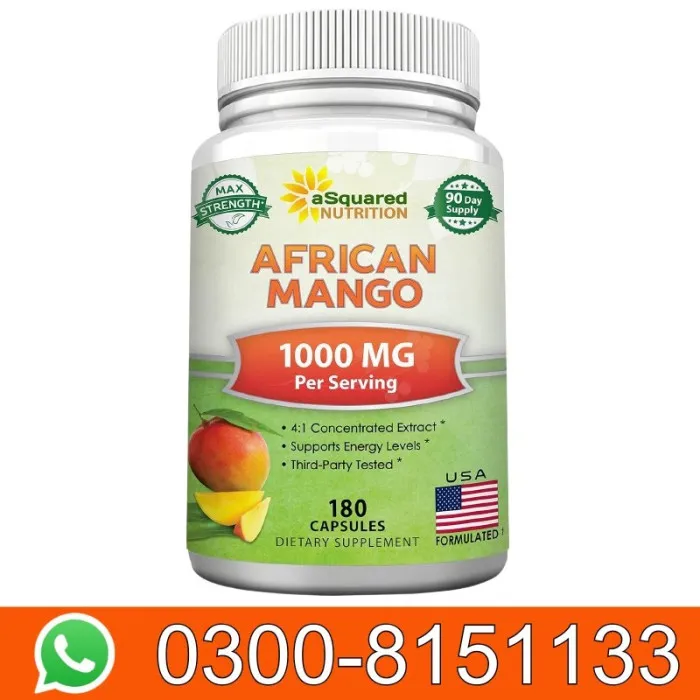 A Squared Nutrition African Mango 180 Capsules In Pakistan